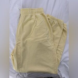Oversized Yellow Sweatpants